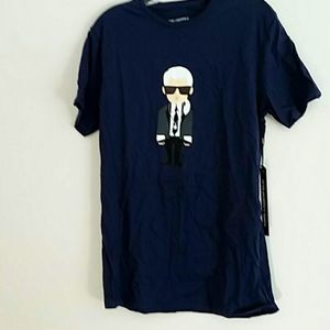 Karl Lagerfeld Paris Cartoon Karl tshirt Sm s/s cotton 2016 nwt